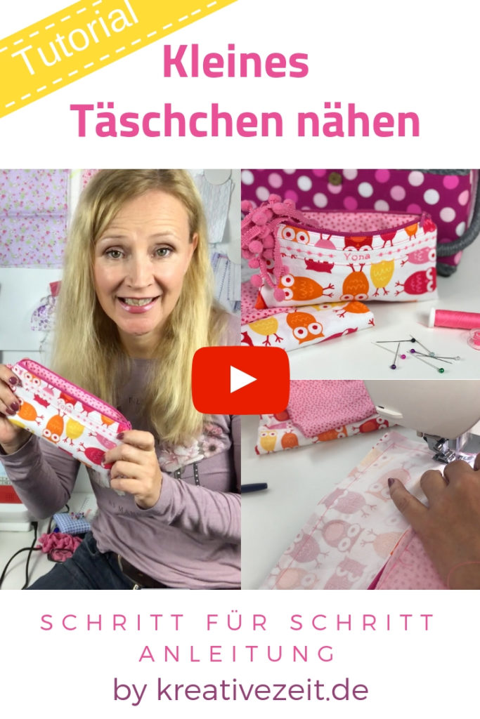 Video kleines Täschchen nähen